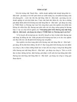 Giải pháp phát triển thương mại mặt hàng điện tử - điện lạnh - gia dụng của công ty TNHH Dịch vụ Thương mại Lam Sơn