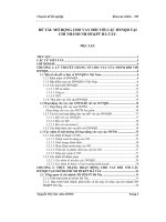 Chuyên đề mở rộng cho vay đối với doanh nghiệp ngoài quốc doanh tại chi nhánh ngân hàng đầu tư và phát triển hà tây