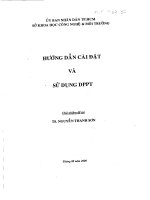 Nghiên cứu và xây dựng môi trường phát triển lập trình xử lý song song trên hệ đa xử lý Supernode, Hướng dẫn cài đặt và sử dụng DPPT
