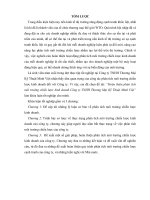 Hoàn thiện phân tích môi trường chiến lược kinh doanh Công ty TNHH Thương Mại Kỹ Thuật Minh Việt