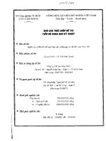 Nghiên cứu thiết kế chế tạo máy xát trắng gạo có độ ẩm cao VCD - 40 sinco