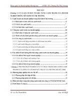 Nâng cao khả năng cạnh tranh của công ty CP KT&TM Hà Vinh