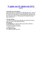 Ý nghĩa của ST chênh trên ECG