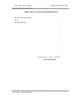 Thực trạng tổ chức công tác hạch toán vật liệu, công cụ, dụng cụ của chi nhánh cty TNHH TM Hữu Nghị II tại Hưng yên