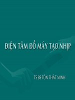 Slide điện tâm đồ máy tạo nhịp