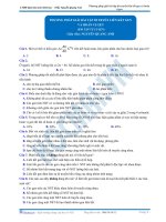 PHƯƠNG PHÁP GIẢI BÀI TAP DI TRYÊN LIÊN KÊT GEN