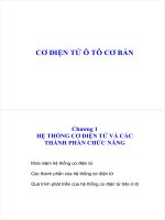Cơ điện tử ô tô cơ bản (part 1)