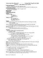 Giáo án bồi dưỡng tiếng anh lớp 9 dạy thêm buổi chiều