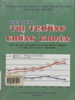 Giáo trình Thị trường chứng khoán
