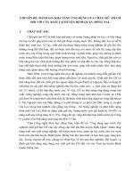 CHUYÊN đề   ĐÁNH GIÁ KHẢ NĂNG ỨNG DỤNG của CHẤT GIỮ ẩm CH đối với cây XOÀI tại HUYỆN ĐỊNH QUÁN, ĐỒNG NAI