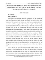 SKKN Một số biện pháp nhằm đem lại hiệu quả trong việc mở các lớp bồi dưỡng kiến thức tại các Trung tâm Học tập cộng đồng huyện Thường Xuân, tỉnh Thanh Hóa