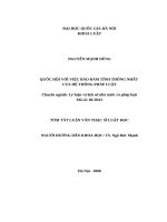 tóm tắt Thạc Sĩ Pháp luật việt nam về điều chỉnh quan hệ thuê đất giữa nhà nước và người sử dụng đất từ thực tiễn áp