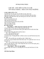 Giáo án cắt dán tai mèo lứa tuổi 5 6 tuổi