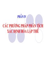 phần IV   các phương pháp phân tích xác định hóa lập thể