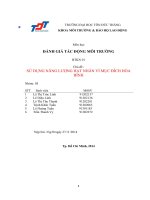 Bài tập kỹ năng môn ĐTM  Nhóm 5