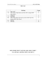 SKKN Một số biện pháp  Giáo dục học sinh cá biệt lớp 10CA trường THPT Cẩm Thủy 2