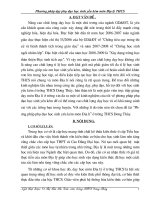 SKKN Phương pháp dạy phụ đạo học sinh yếu kém môn Địa lý THCS