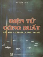 Điện tử công suất - Bài tập - bài giải và ứng dụng