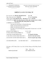 Nguyên cứu tổng hợp một số dẫn xuất của quercetin, xác định hoạt tính kháng nấm, kháng khuẩn của chúng