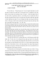 SKKN Làm thế nào để nâng cao chất lượng bữa ăn cho trẻ.