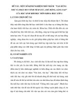 Tài liệu sáng kiến kinh nghiệm khoa học lớp 4 Some phương pháp tạo hứng thú cho học sinh of em