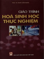 Giáo trình Hóa sinh học thực nghiệm