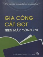 Gia công cắt gọt trên máy công cụ