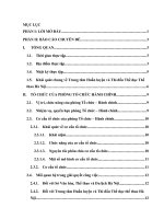 Tổ chức và hoạt động của Phòng Tổ chức Hành chính Trung tâm Huấn luyện và Thi đấu Thể dục Thể thao Hà Nội