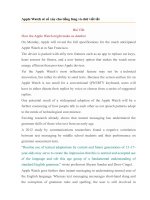 Học tiếng anh qua báo Apple watch sẽ cổ xúy cho tiếng lóng và chữ viết tắt