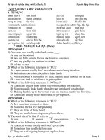 Bài tập tiếng anh Hk2