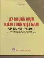 37 chuẩn mực kiểm toán Việt Nam
