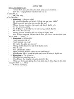 Giáo án chủ đề cá lứa tuổi 5 6 tuổi