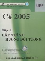 C# 2005. Tập 3. Lập trình hướng đối tượng