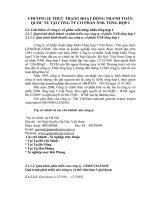 THỰC TRẠNG HOẠT ĐỘNG THANH TOÁN QUỐC TẾ TẠI CÔNG TY CỔ PHẦN XNK TỔNG HỢP I