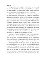 Đổi mới công tác quản lý chất lượng theo hệ thống quản lý chất lượng HACCP tại cơ sở chế biến nông sản xuất khẩu công ty tnhh xuất nhập khẩu tổng hợp 1