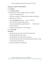 đồ án Xây dựng chương trình quản lý kinh doanh cho Công ty cổ phần dịch vụ Viễn Đông