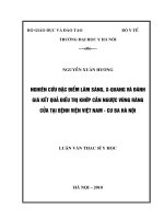 Nghiên cứu đặc điểm lâm sàng, X quang và đánh giá kết quả điều trị khớp cắn ngược vùng răng cửa tại bệnh viện Việt Nam - Cu Ba Hà Nội (FULL TEXT)