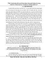 SKKN Một số giải pháp đẩy mạnh ứng dụng công nghệ thông tin trong công tác chỉ đạo dạy học và quản lý ở trường mầm non