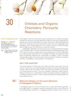Chater 30   orbitals and organic chemistry pericyclic reactions