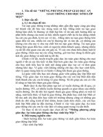 Tài liệu Skkn Những phương pháp giáo dục an toàn giao thông cho học sinh lớp một