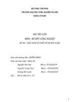 bài tập lớn robot