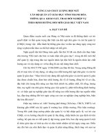 SKKN Nâng cao chất lượng đội ngũ cán bộ quản lý giáo dục tỉnh Thanh Hóa thông qua khảo sát, trao đổi nghiệp vụ theo định hướng đổi mới giáo dục Việt Nam