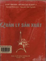 Giáo trình Quản lý sản xuất