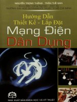 Hướng dẫn thiết kế, lắp đặt mạng điện dân dụng