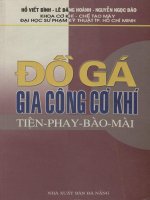 Đồ gá gia công cơ khí - Tiện - phay - bào - mài