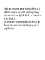 bật tắt đèn bằng remote tivi