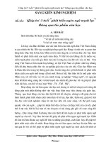 SKKN Giúp trẻ 5 tuổi phát triển ngôn ngữ mạch lạc thông qua tác phẩm văn học