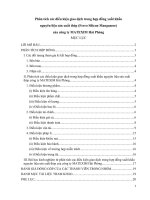 Phân tích các điều kiện giao dịch trong hợp đồng xuất khẩu nguyên liệu sản xuất thép (Ferro Silicon Manganese) của công ty MATEXIM Hải Phòng