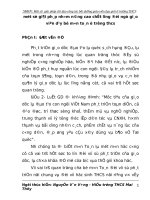 SKKN SKKN Một số  giải pháp chỉ đạo công tác bồi dưỡng giáo viên dạy giỏi ở trường THCS