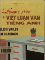 Phương pháp viết luận văn tiếng Anh